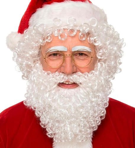 Weihnachtsmann perücke mit - perücke,