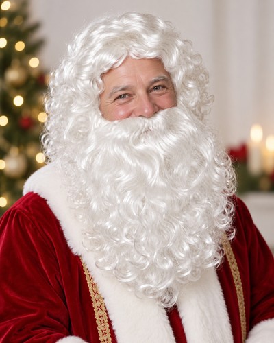 Weihnachtsmann perücke bart - weihnachtsmann,