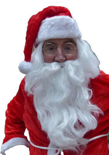 Weihnachtsmann langer bart - -,